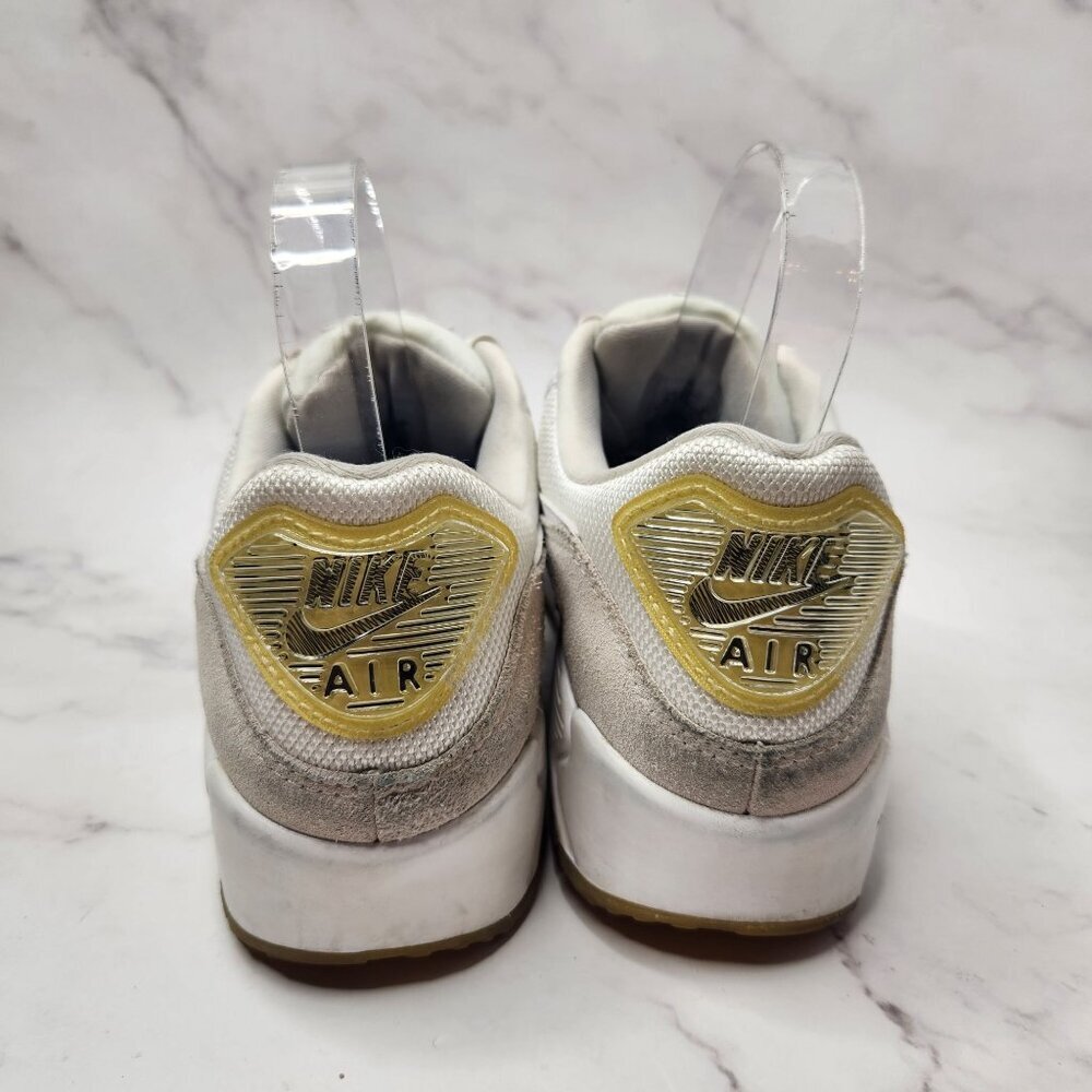 Nike Air Max 90 SE Frank Rudy White Sneakers Shoes DV1734-100 Women's 8.5 - Picture 4 of 8